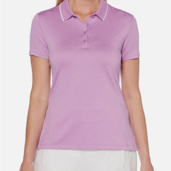 Callaway Womens Chevron Polka Dot Print Polo - Picture 5 of 5